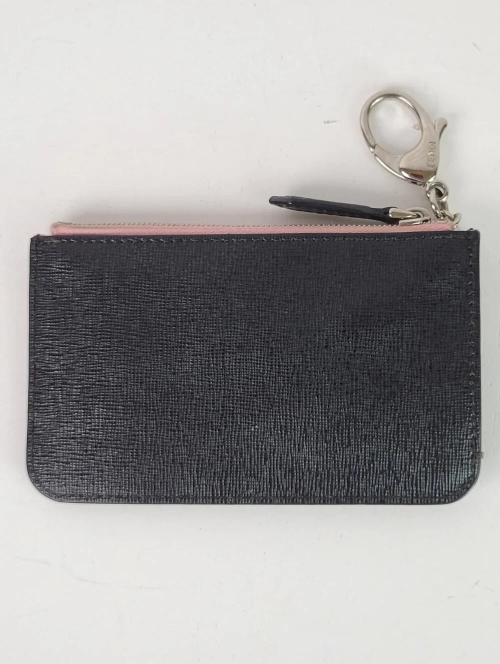 FENDI Hypnoteyes Vitello Leather Keychain Wallet